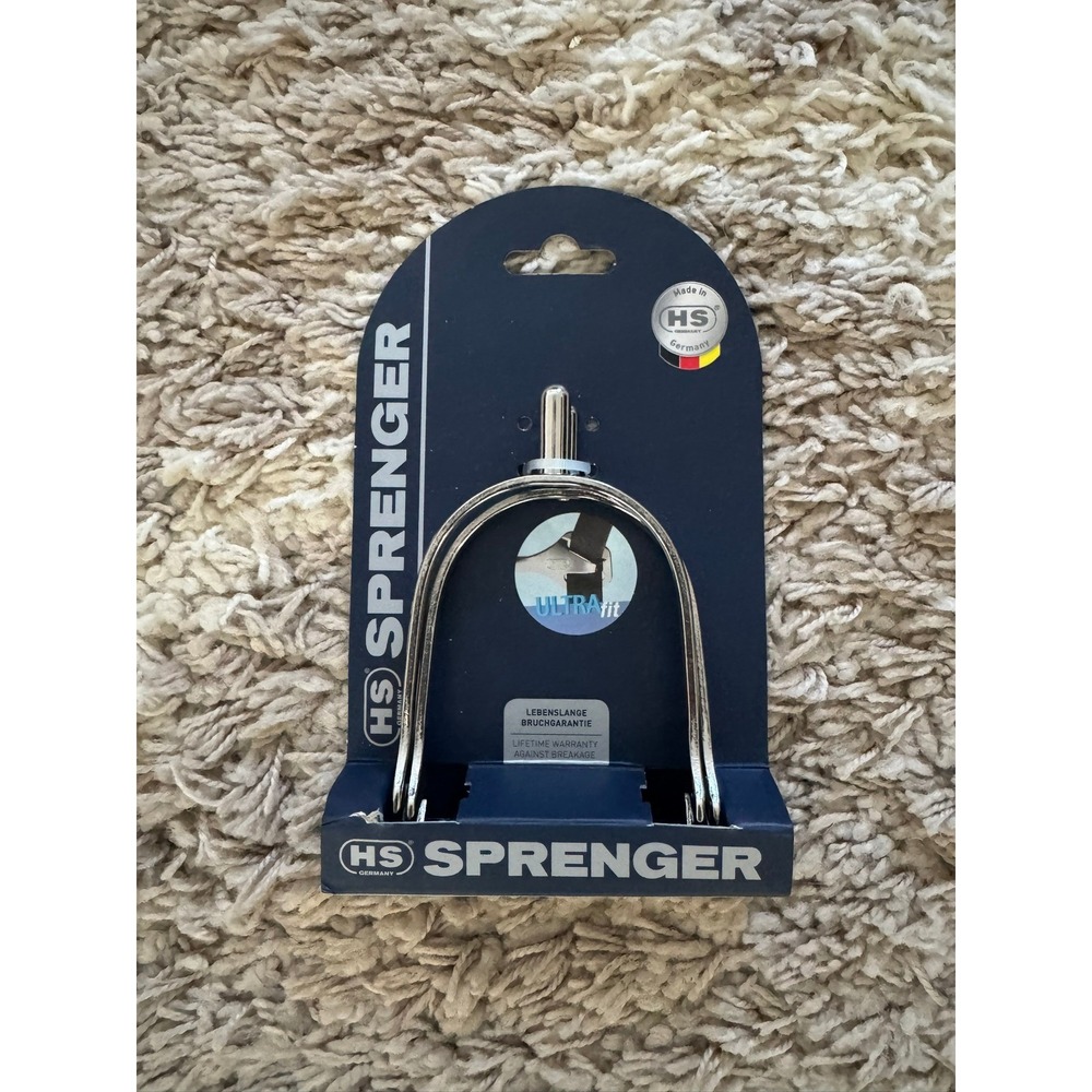HS Sprenger Ultra Fit Stainless Steel Spurs 47425 000 55 Made in Germany NEW